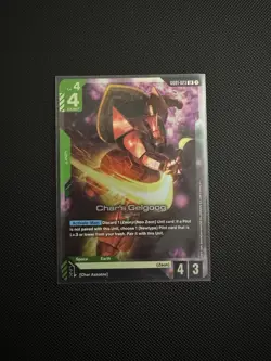 Char’s Gelgoog - Newtype Rising #GD01-023 LR - NM / Mint Gundam Card Game - Image 1