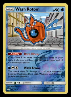 Wash Rotom 40/156 Reverse Holo S&M Ultra Prism Pokemon Card - Image 1