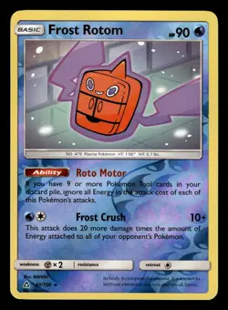 Frost Rotom 41/156 Reverse Holo S&M Ultra Prism Pokemon Card - Image 1