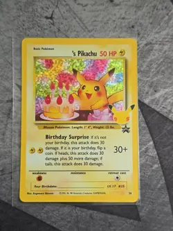 Birthday Pikachu- 24/53 -Celebration - Classic Collection Holo Pokemon Card - NM - Image 1