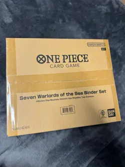 One Piece Card Game Seven Warlords Of The Sea Binder Set - English SEALED - Image 1