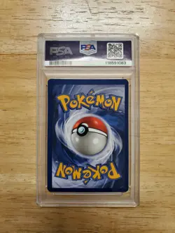 Pokemon PSA 9 MINT 1999 Ditto 1st Edition Fossil Holo Card - Image 2