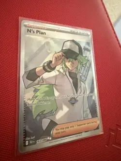 Pokemon TCG N's Plan 163/086 Black Bolt Card - Image 3