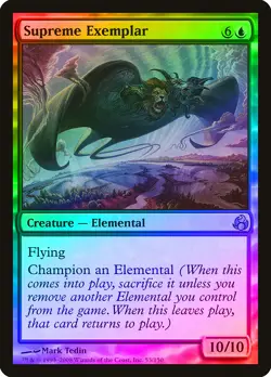 Supreme Exemplar FOIL Morningtide NM Blue Rare MAGIC GATHERING CARD ABUGames - Image 1