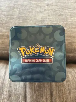 Pokemon Trading Card Game Darkness Stacking Collectors Tin - Open with cards - Image 2