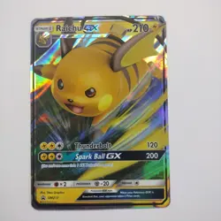 Pokemon Card Raichu GX SM213 Black Star Promo Holo Foil Rare NM - Image 1