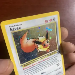 Eevee 11 2000 Holo Black Star Promo Rare WOTC Nintendo Pokemon Card TCG c577 - Image 4