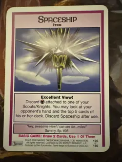 Sailor Moon CCG Card Game Premier Edition Spaceship TCG 125 of 160 - Image 1