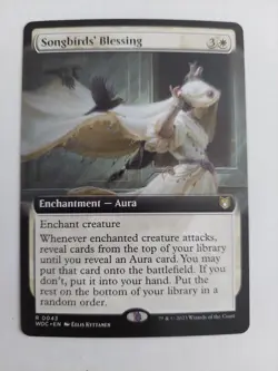 Songbirds' Blessing (Extended Art) Commander: Wilds of Eldraine Regular - Image 1