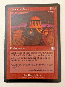 1x Citadel of Pain Prophecy MTG Magic the Gathering MP - Image 1