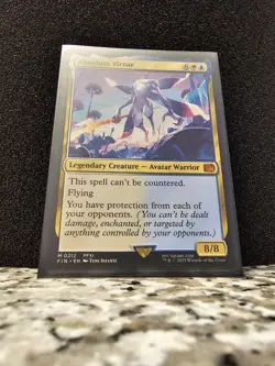 Final Fantasy MTG - Absolute Virtue Mythic Non-Foil (Near Mint) - Image 1