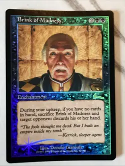 Brink Of Madness Foil Urza's Legacy - Near Mint - Image 1