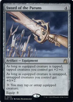 Sword of the Paruns Ravnica Remastered - Magic MTG NM - Image 1