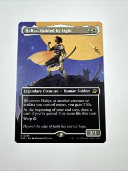Haliya, Guided by Light (Borderless) Regular Rare #289 NM EOE Edge of Eternities - Image 1