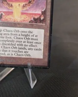 MTG Chaos Orb Beta Magic the Gathering Heavily Played (SEE PICS and DESCRIPTION) - Image 3