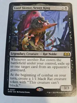 MTG - Lord Skitter, Sewer King - Wilds of Eldraine - Image 1