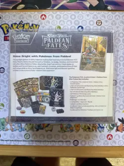 Pokemon TCG Scarlet & Violet Paldean Fates Pokemon Center Exclusive ETB (Sealed) - Image 3