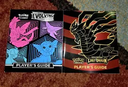 2 ETB Players Guide Book Pokemon EVOLVING SKIES & SILVER TEMPEST FREE SHIPPING - Image 1