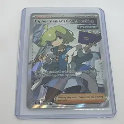 Pokemon TCG Ciphermaniac's Codebreaking Full Art 198/162 S&V Temporal Forces - Image 1