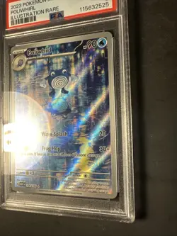 2023 POKEMON Scarlet Violet 151 Full Art Rare Poliwhirl 176 Graded PSA 9 Mint - Image 4