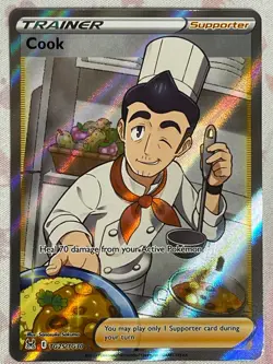 Pokemon Cook TG25/TG30 Lost Origin Trainer Gallery Full Art Rare Holo - Image 1
