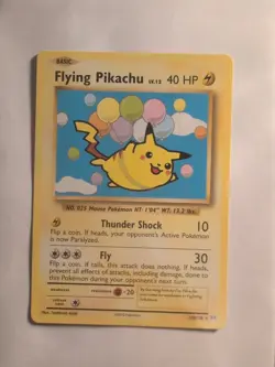 Flying Pikachu 110/108 XY Evolution Pokemon TCG Secret Rare - Image 1