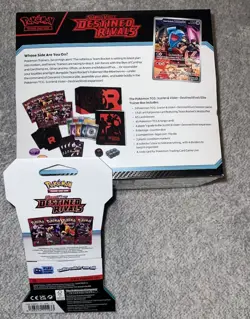 Pokemon TCG Destined Rivals ETB Elite Trainer Box Factory Sealed +1 Booster Pack - Image 2