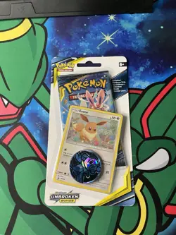 Pokemon Unbroken Bonds Eevee Blister Booster Pack English Sun & Moon | Sealed - Image 1
