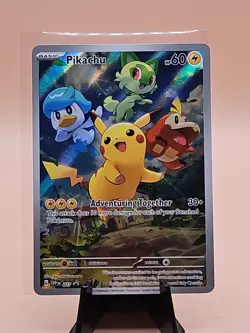 2023 Pokemon Pikachu SVP #27 Paldea Evolved ETB Promo - Image 1