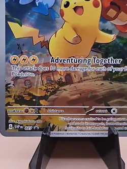 2023 Pokemon Pikachu SVP #27 Paldea Evolved ETB Promo - Image 5
