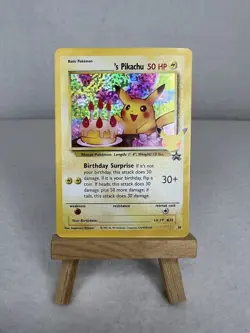 Birthday Pikachu Black Star Promo Celebrations 25th Anniversary Pokemon TCG NM - Image 1
