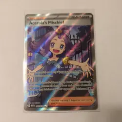Acerola's Mischief 165/132 Mega Evolution Pokemon Full Art Trainer - Image 1