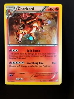 Pokemon TCG Legendary Treasures CHARIZARD 19/113 - HOLO, Lightly Played, 2013 - Image 1