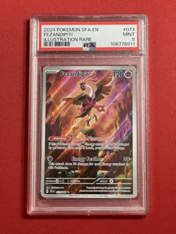 Pokemon Shrouded Fable Fezandipiti Illustration Rare #073 PSA 9! - Image 1