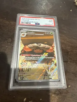 2025 POKEMON DRI EN-DESTINED RIVALS ILLUSTRATION RARE #186 CRUSTLE PSA 9 - Image 1