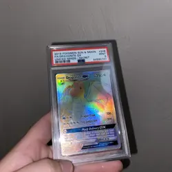 Dragonite GX 248 PSA 9 Mint 2019 Pokemon Sun & Moon Unified Minds Secret Rare FA - Image 1