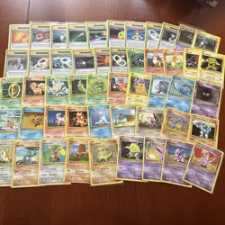 Pokemon TCG 2016 XY Evolutions 58 Card Bundle Base Rev Holo Trainer Game Set - Image 1