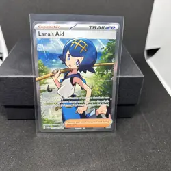 Pokemon Twilight Masquerade Lana's Aid Ultra Rare Holo Card 207/167 NM Condition - Image 1