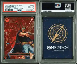 PSA10 Ben Beckman One Piece Card Japanese - Image 1