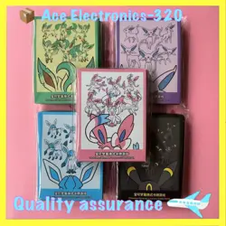 Pokemon S-Chinese Sun Moon Eevee Theme Card Sleeve Sets total 5 kinds Sealed - Image 1