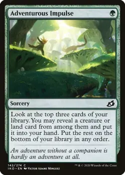 MtG: Ikoria: Lair of Behemoths Choose Your Card - Near Mint Foil - Image 2
