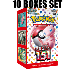 [10 BOXES]Pokemon Card Scarlet&Violet 151 Booster Box sv2a New Sealed Korean ver - Image 1