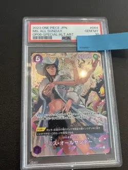 PSA10 Miss All Sunday SR SP OP06-064 One Piece Card Japanese - Image 1
