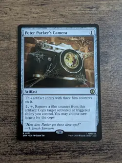 Peter Parker’s Camera - Artifact - Non-foil (R0171) Spider-Man MTG - Image 1