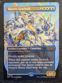 Riptide Gearhulk - Borderless - Aetherdrift (MTG) - Image 1