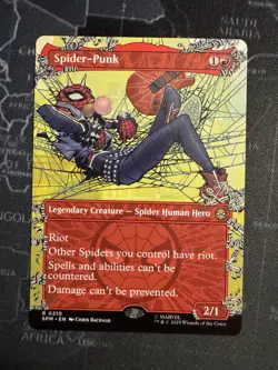 MTG - Spider-Punk (0207) - Borderless Non-foil - Marvel's Spider-Man - Image 1