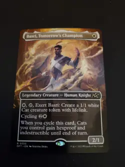Basri, Tomorrow's Champion (Borderless) Aetherdrift MTG NM - Image 1