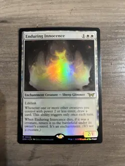 MTG Enduring Innocence (6/499) Duskmourn House of Horror LP FOIL - Image 1