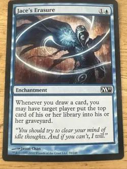 JACE'S ERASURE #59 (COMMON) MTG MAGIC 2011 (M11) - Image 1