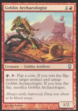 Goblin Archaeologist - Medium Play MTG Darksteel - Image 1